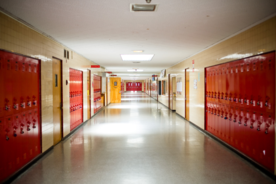 Image of school hallway